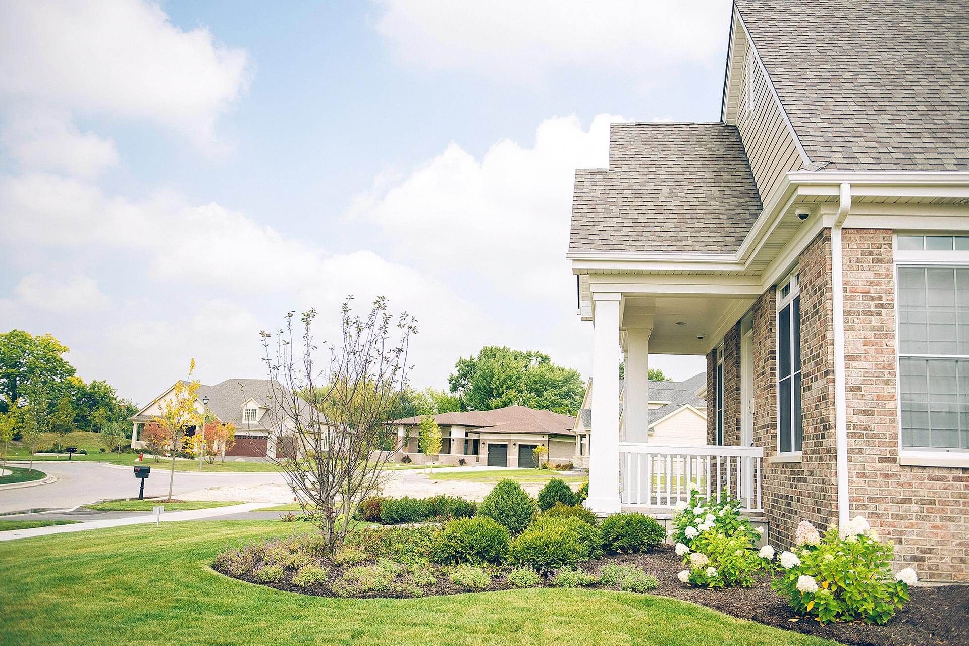 Beautiful new homes on a cul-de-sac in Provenance, in Northbrook, IL