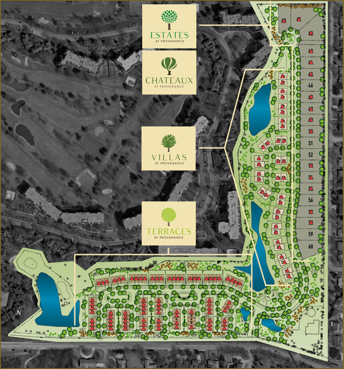 Here are our available lots at Provenance.